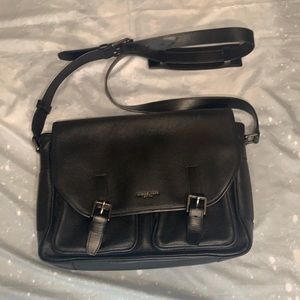 Michael Kors leather messenger bag
